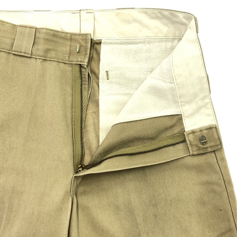中古】Dickies 80s USA製 TALONジップ チノパン ベージュ 31×32 中古】Dickies 80s USA製 TALONジップ チノパン ベージュ 31×32