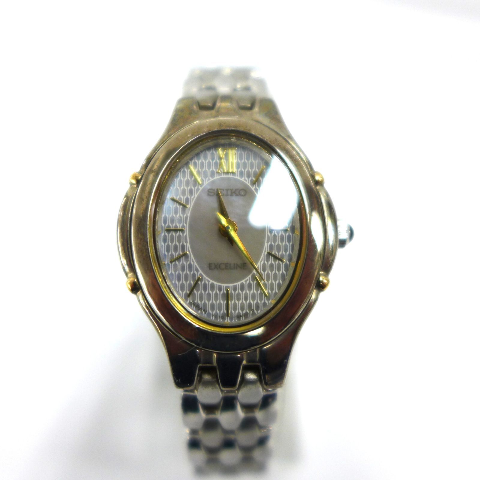 稼働品 SEIKO セイコー EXCELINE エクセリーヌ V110-5A40 ソーラー
