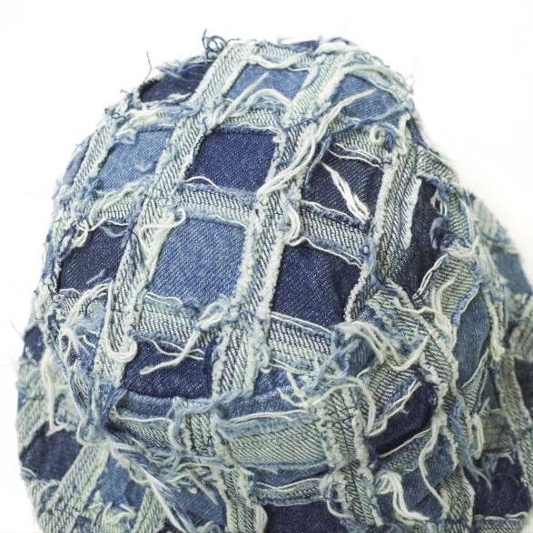 新品 SUPREME シュプリーム 23SS アメリカ製 Frayed Patchwork Denim