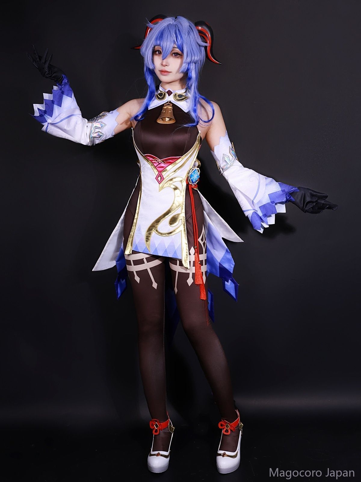 COSPLAY衣装原神中国風ゲームコスチューム璃月御姉甘雨キャラクターコスプレ