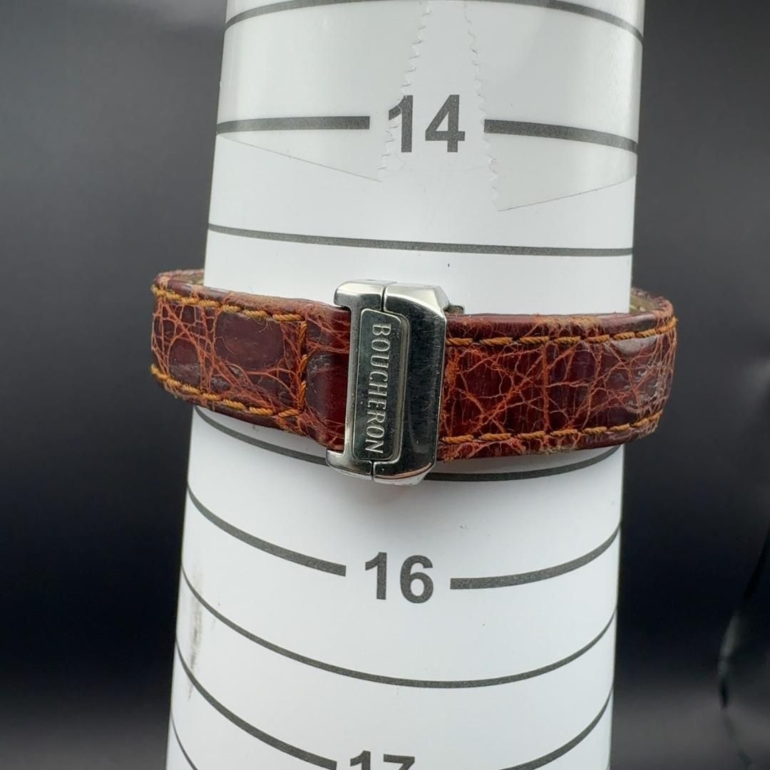 BOUCHERON ブシュロン リフレ クォーツ 腕時計 レザーベルト - メルカリ