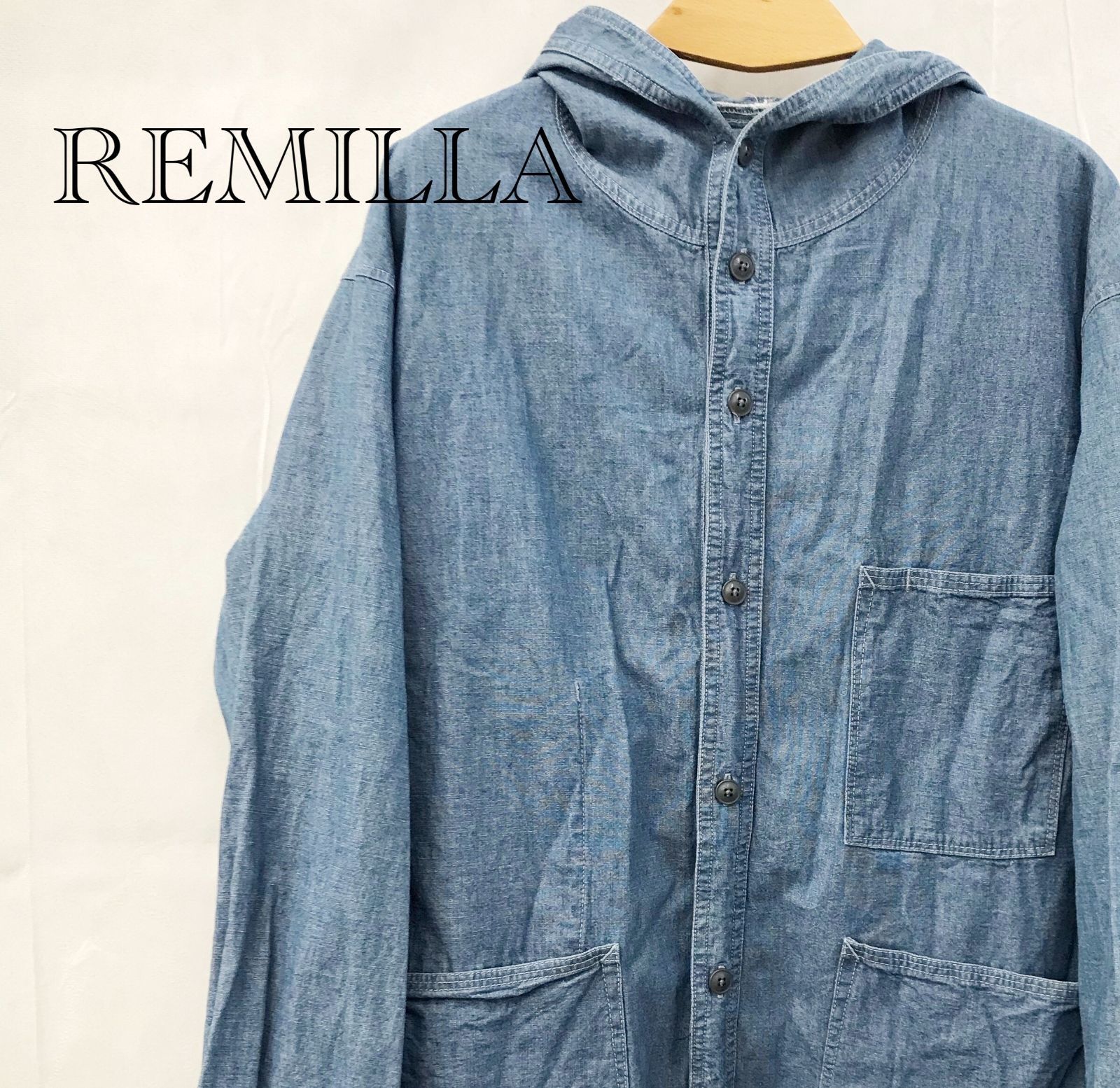 REMILLA PRAKRTA AVAIVARTIKA レミーラ デニム ジャケット フード付き
