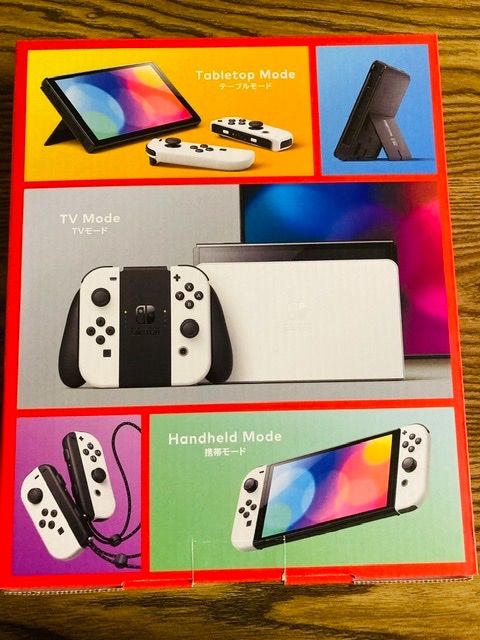 新品 未開封 店舗印無　Nintendo Switch (有機EL)ホワイト商品の状態