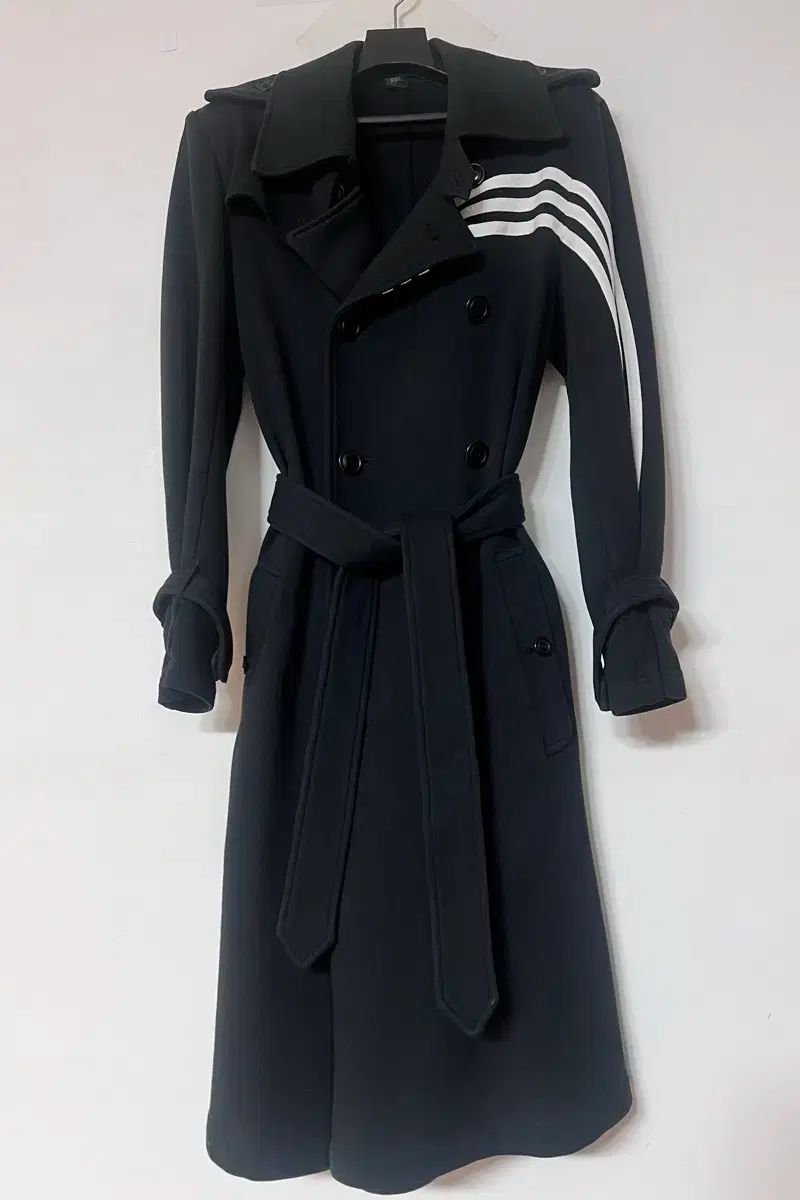 Y-3 YOHJI YAMAMOTO ヨウジヤマモト ブラック トレンチコート 55