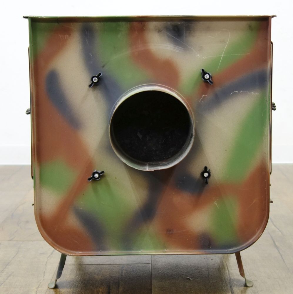 ミニ薪ストーブ 3面窓付