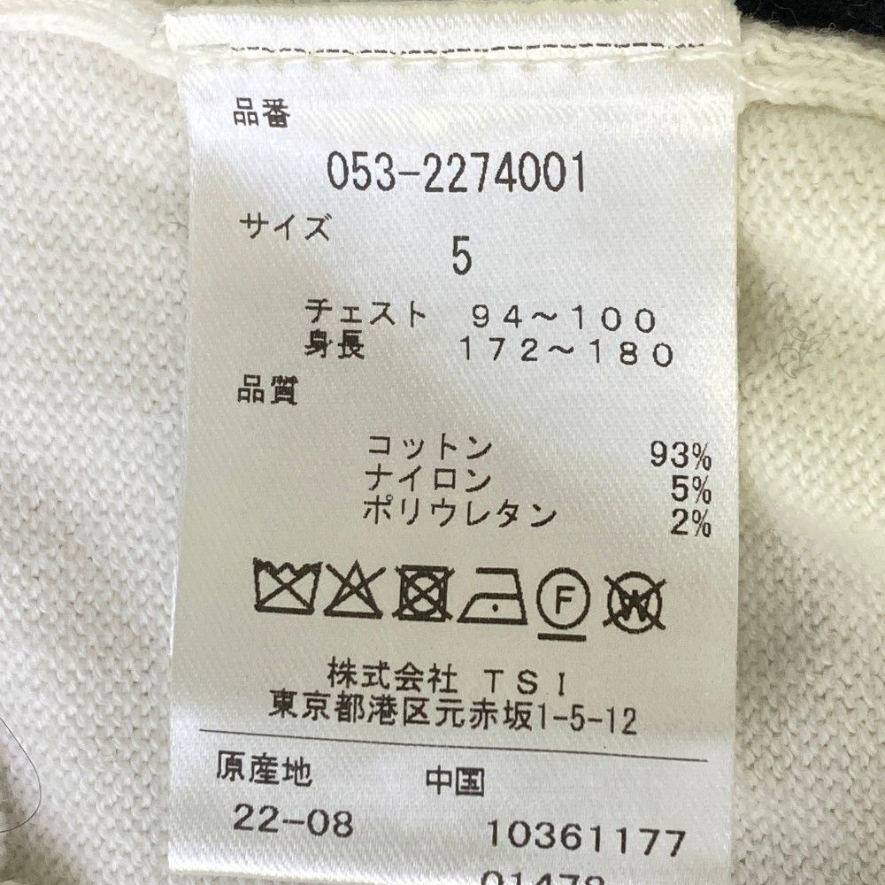 サイズ：5 PEARLY GATES パーリーゲイツ タートル ニット