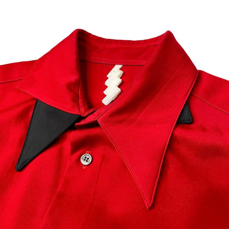 SOSHIOTSUKI 19AW DOUBLE COLLAR LONG SHIRTS レーヨンダブルカラー