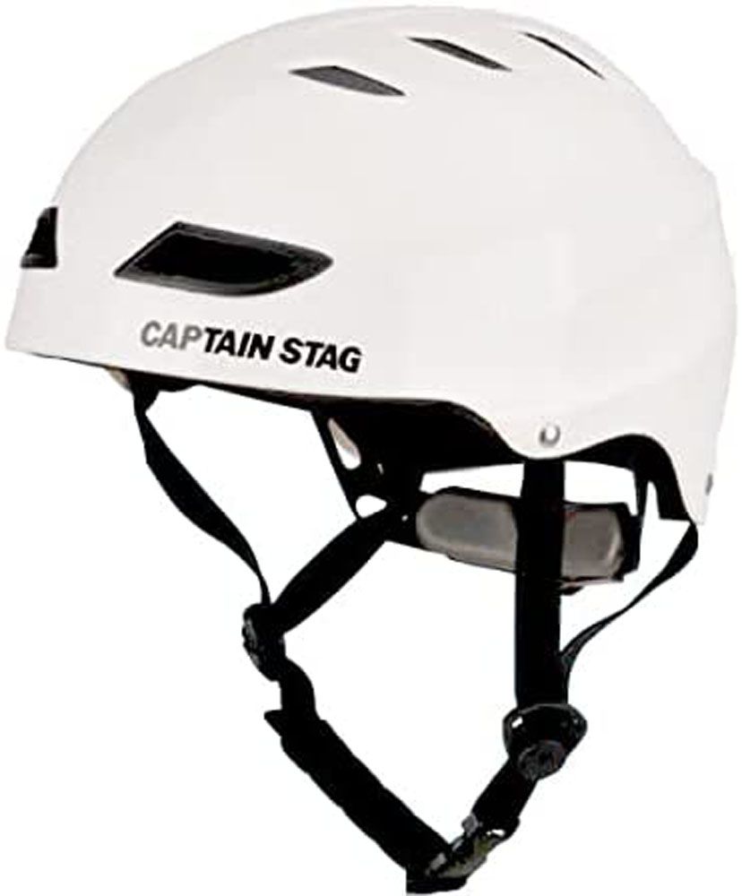 キャプテンスタッグ CAPTAIN STAG アウトドア ヘルメット スポーツヘルメットEX US-3216 へるめっと 防具 スケートボード 自転車 サイクリング ストリートスポーツ バイク US3216 ホワイト