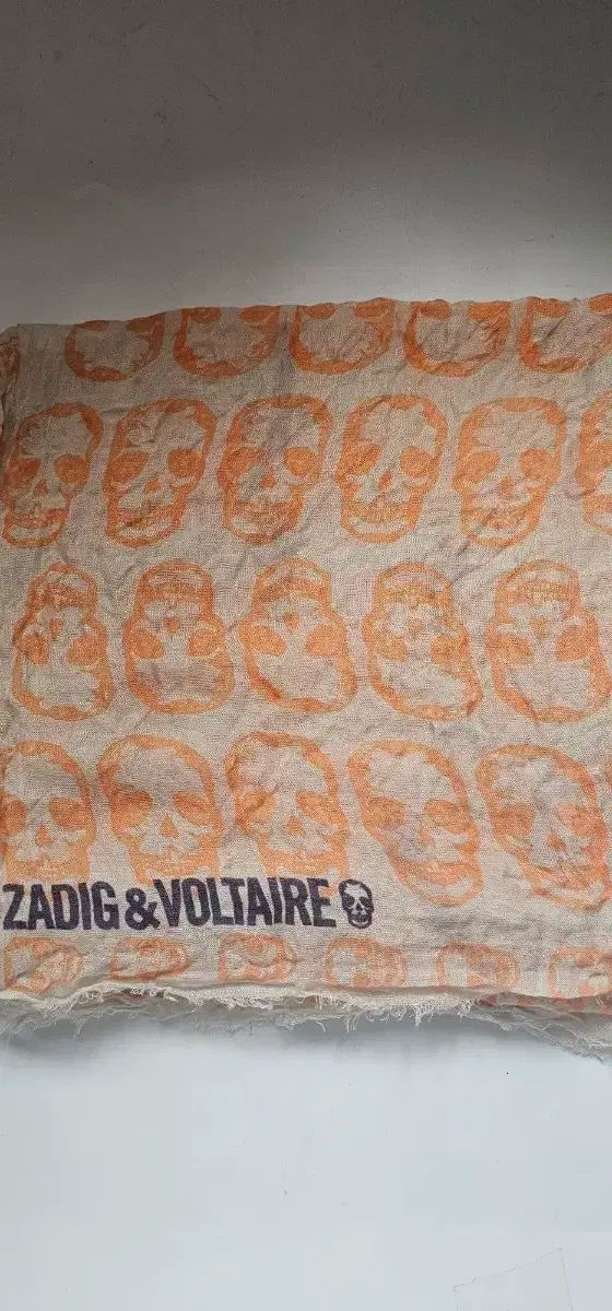 FRマグノリア様【新品未使用】ZADIG＆VOLTAIREザディグ 大判ストール Zadig&Voltaire ザディグエヴォルテール 大判ストール ドクロ