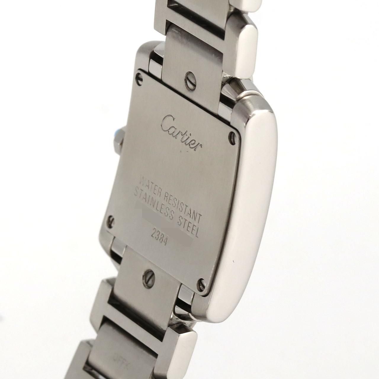 カルティエ タンクフランセーズSM W51008Q3 SS クォーツ 箱付き カルティエ タンクフランセーズ シルバー SM クオーツ W51008Q3