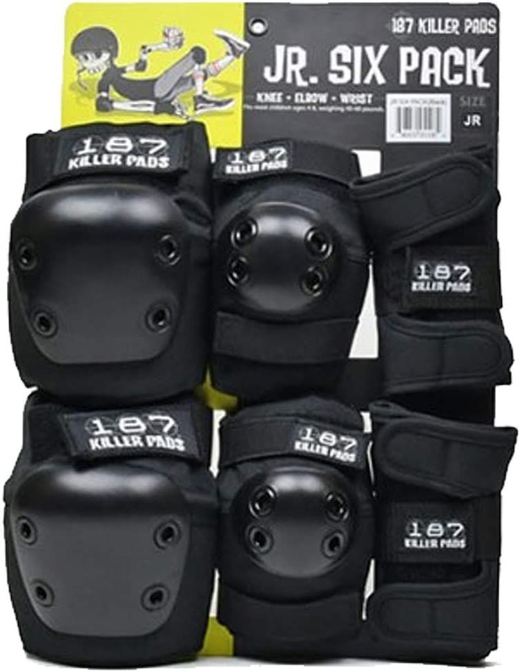 子供用 プロテクター 187 KILLER PADS JR SIX PACK BLACK