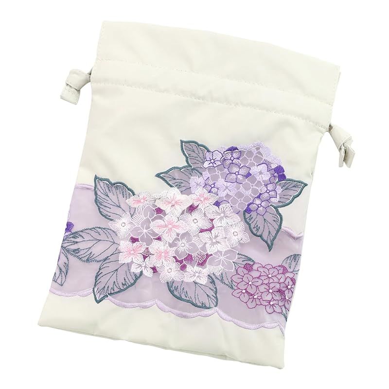 シノワズリーモダン 日傘 折りたたみ レディース１級遮光 UVカット 晴雨兼用 カットワーク刺繍 オーガンジー 3段折りたたみ 軽量 紫陽花刺繍 ホワイト NEXPOTALLINN_EU