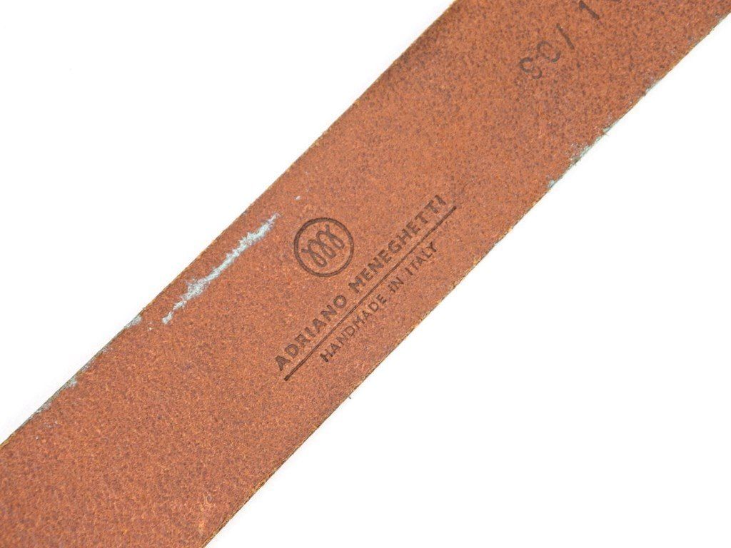 【新品未使用】ADRIANO MENEGHETTI ブラウンレザーベルト ジェンテディマーレ オンラインストア / ADRIANO MENEGHETTI