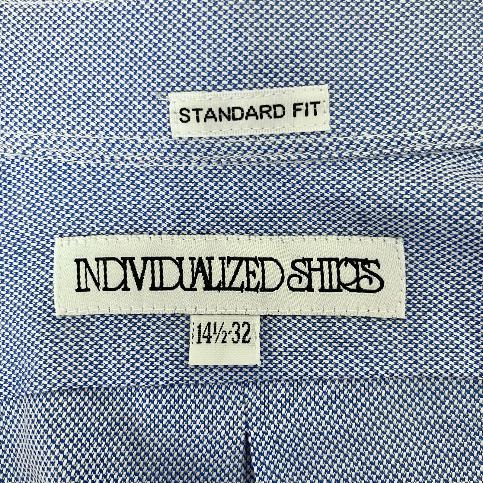 美品】INDIVIDUALIZED SHIRTS (インディヴィジュアライズドシャツ 