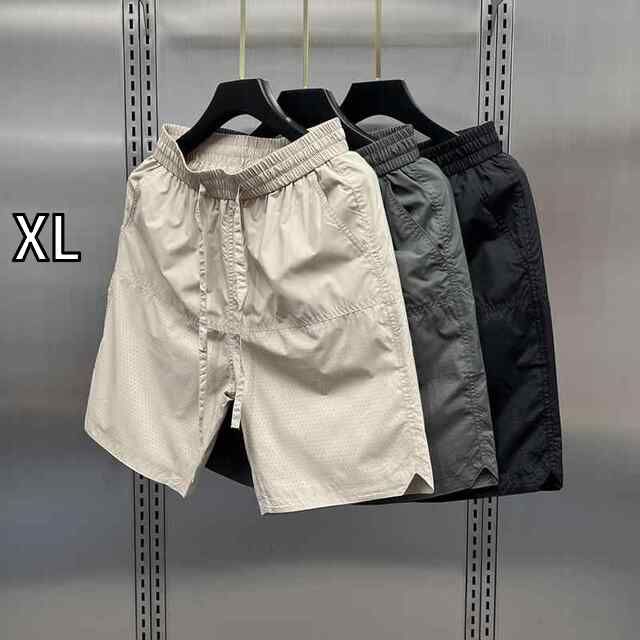 [XL  ]メンズ ファッション 服  オシャレ シンプル 大 かっこいい 大きいサイズ ストリート 紳士服 通気性 薄手 スポーツ 速乾 パンツ 無地 メッシュ カジュアル アウターウェア ビーチ