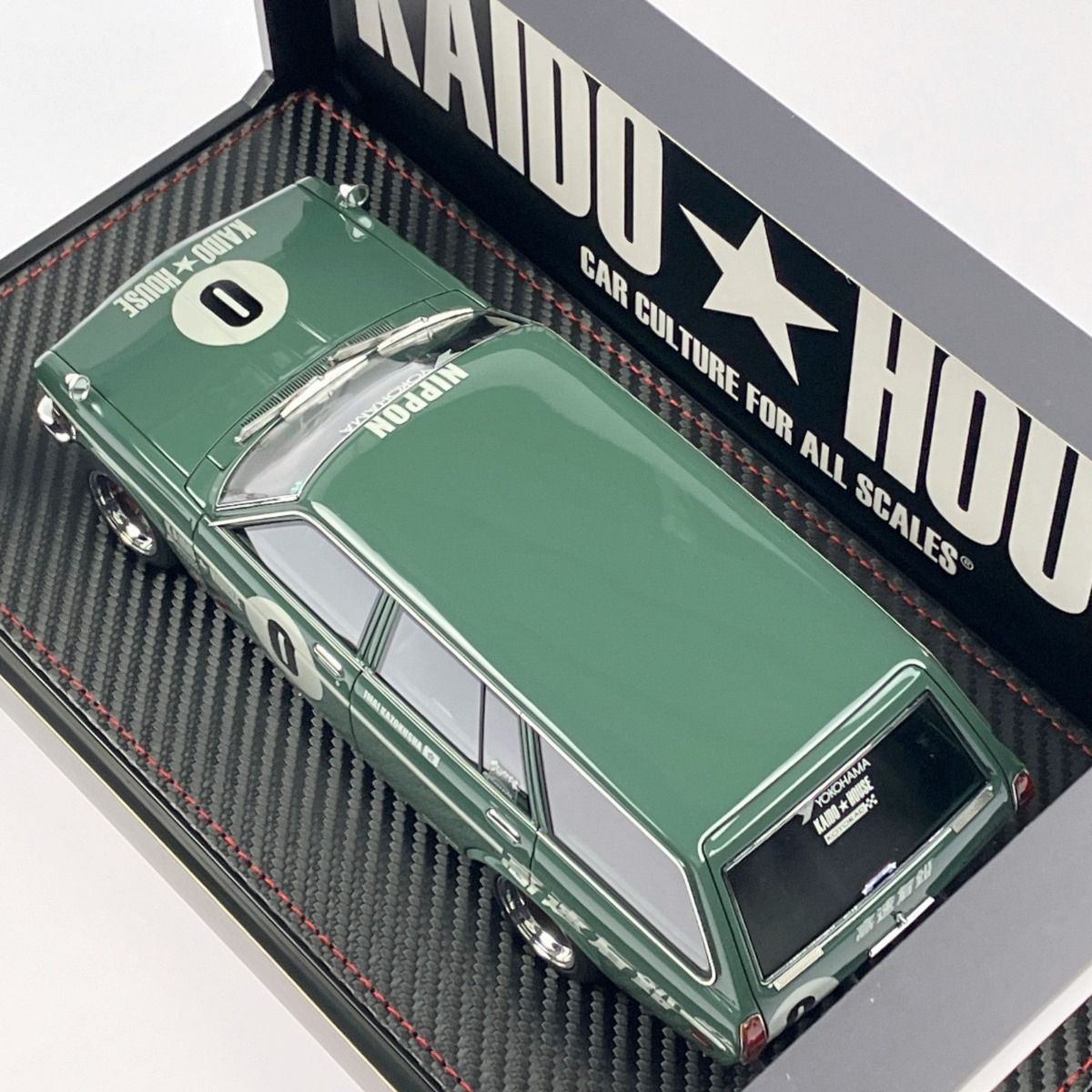 ▽▽ignition model ダットサン ブルーバード 510 ワゴン グリーン  