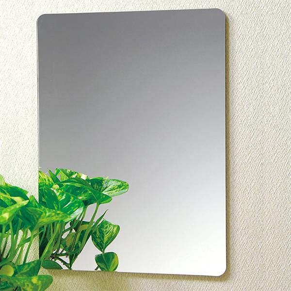 ミラー 鏡 割れない 軽い 軽量 貼るだけ シール テープ 貼り付け 簡単 壁面 フィルムミラー バスルーム 浴室 風呂場 子供部屋 日本製 【fmk-70380130】