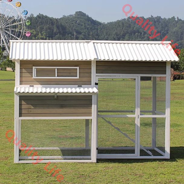 大型木製ウサギ小屋 取り外し なトレイ付きウサギ小屋 小動物モルモットハムスターニワトリ用の丈夫なウサギケージ
