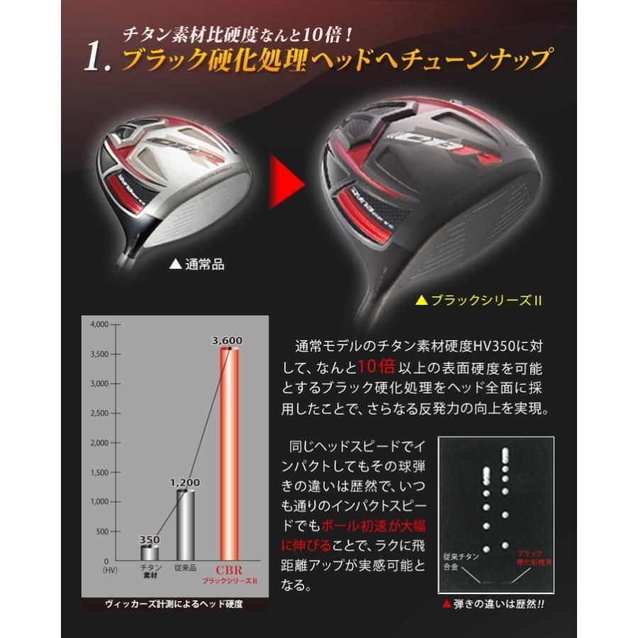 新品】CBR ブラックシリーズ Ⅱ 低ロフト 6°ヘッドのみ
