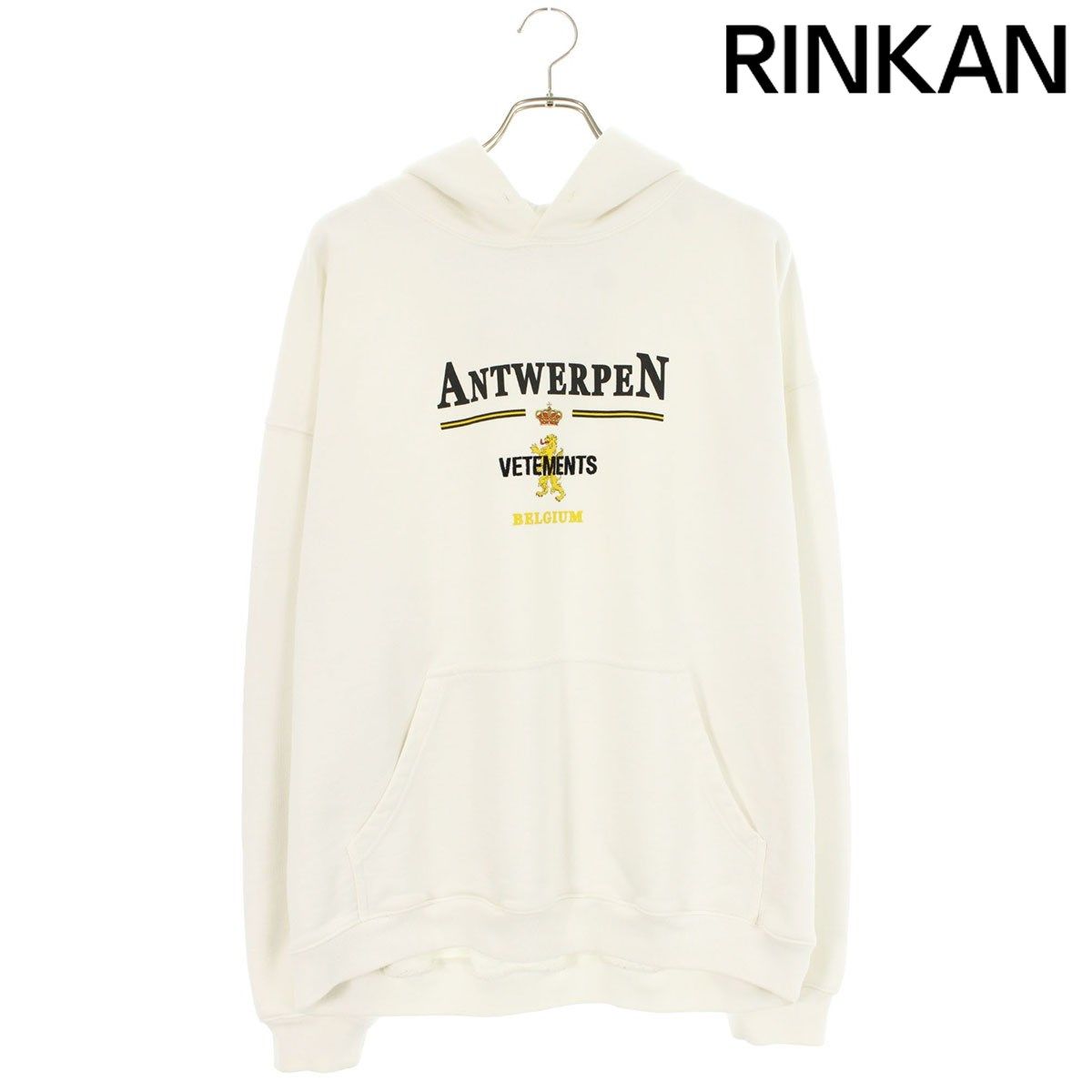 VETEMENTS ヴェトモン パーカー アントワープ ue51tr440r ヴェトモン UE51TR440W アントワーププリントパーカー メンズ S