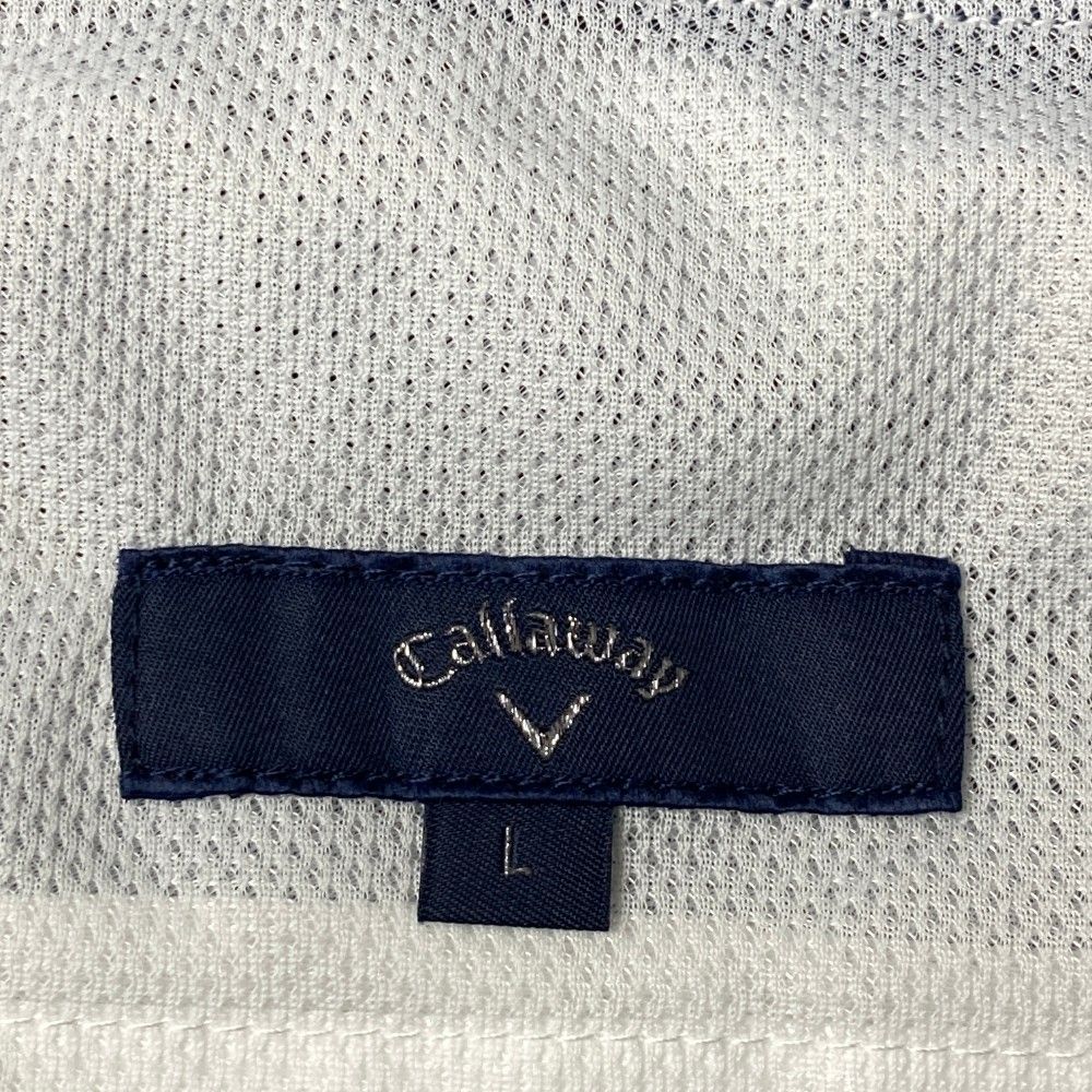 サイズ：L CALLAWAY キャロウェイ  ストレッチ ハーフパンツ 総柄 ネイビー系 [240101401036] ゴルフウェア メンズ ストスト サイズ：L CALLAWAY キャロウェイ ストレッチ ハーフパンツ 総柄