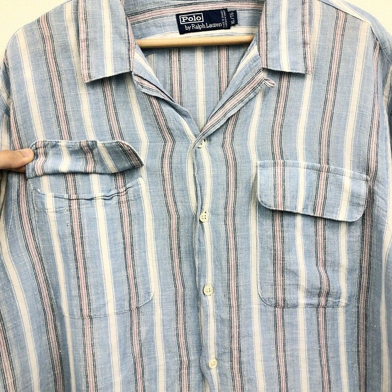 Ralph Lauren オープンカラー カナダ製 XL 