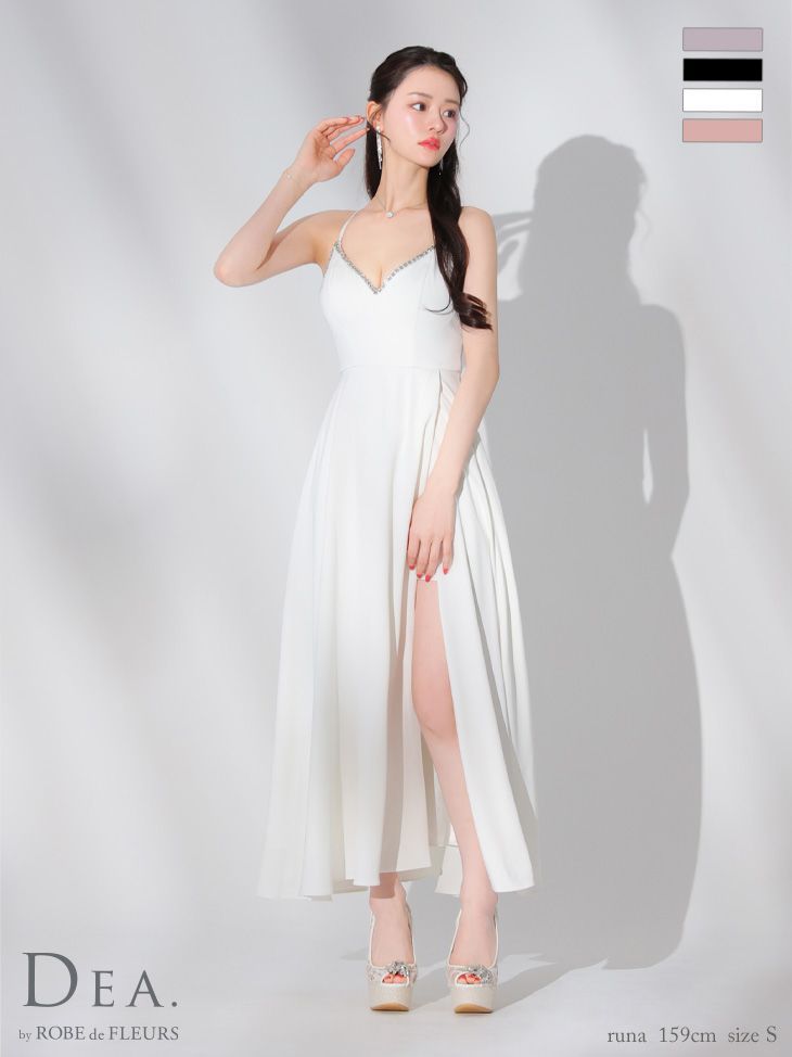 ホワイト[DE3774-W-2501]【DEA.by ROBE de FLEURS/ディアバイローブド