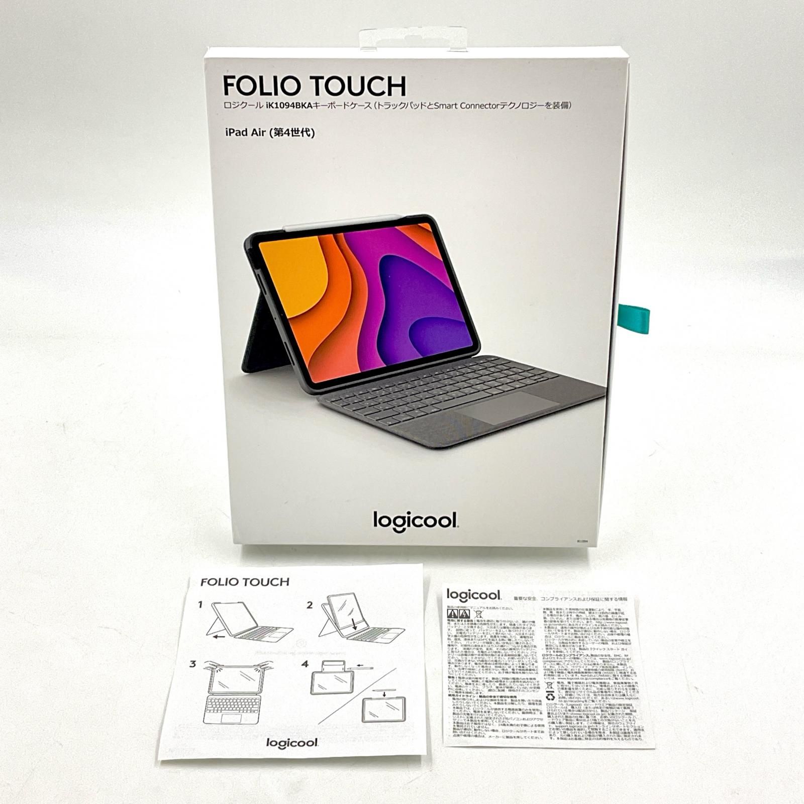 logicool】FOLIO TOUCH iK1094BAキーボードケース 甘辛く｜iPadケース