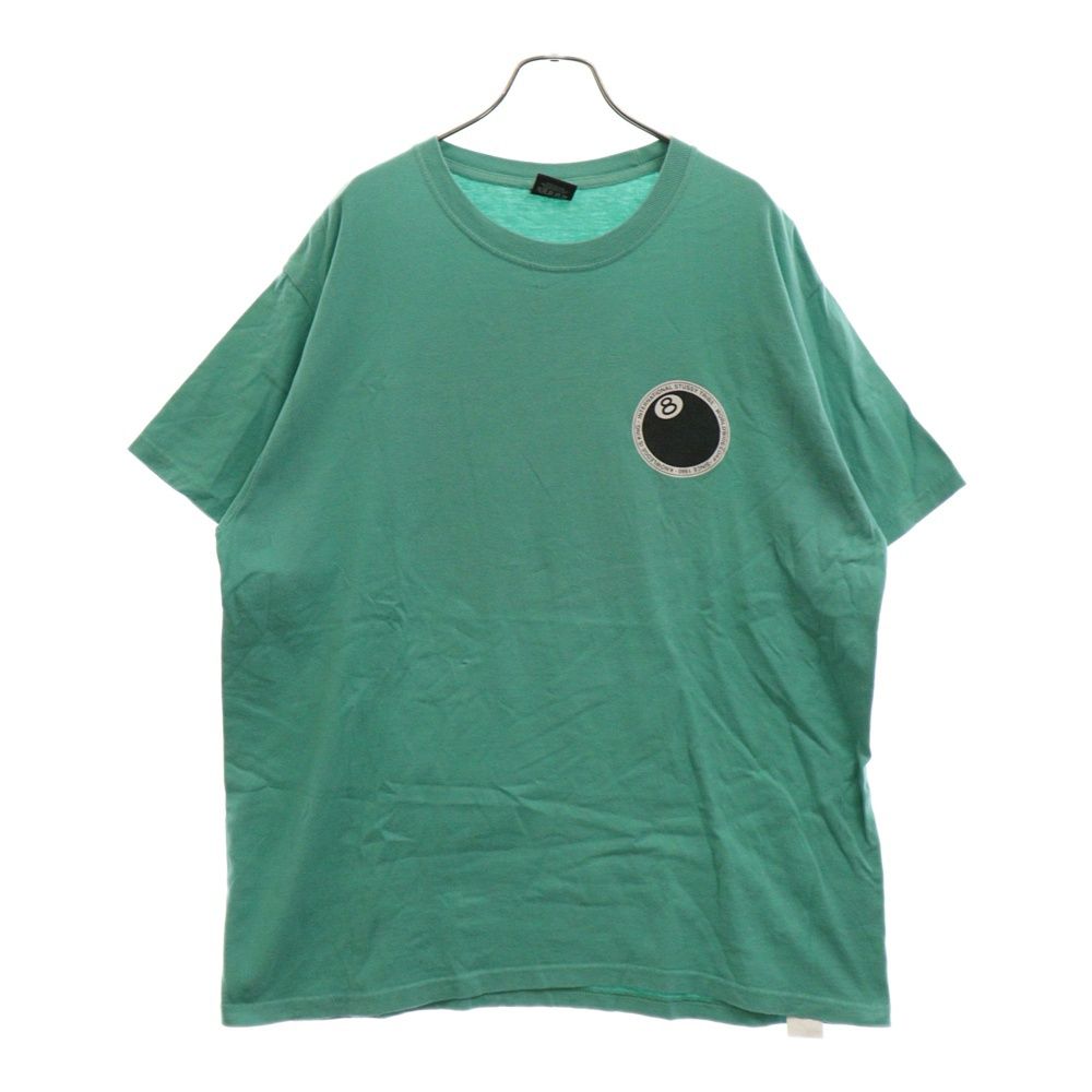 STUSSY (ステューシー) 8 Ball Dot TEE 8 ボール プリント 半袖Tシャツ カットソー グリーン