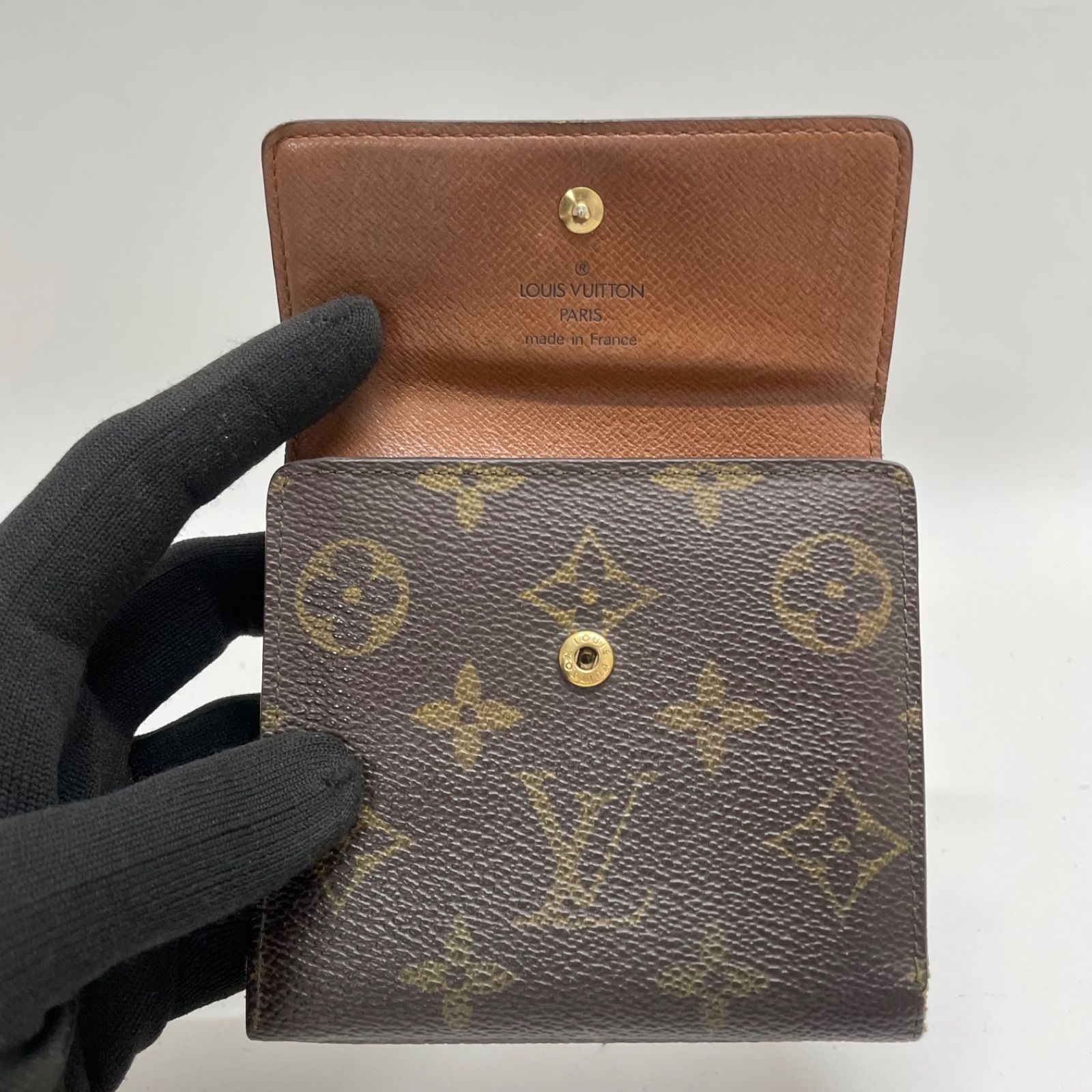 n32　エリーズ　モノグラム　ルイヴィトン　三つ折り財布　Wホック 2302 LOUIS VUITTON ルイヴィトン モノグラム 三つ折り財布