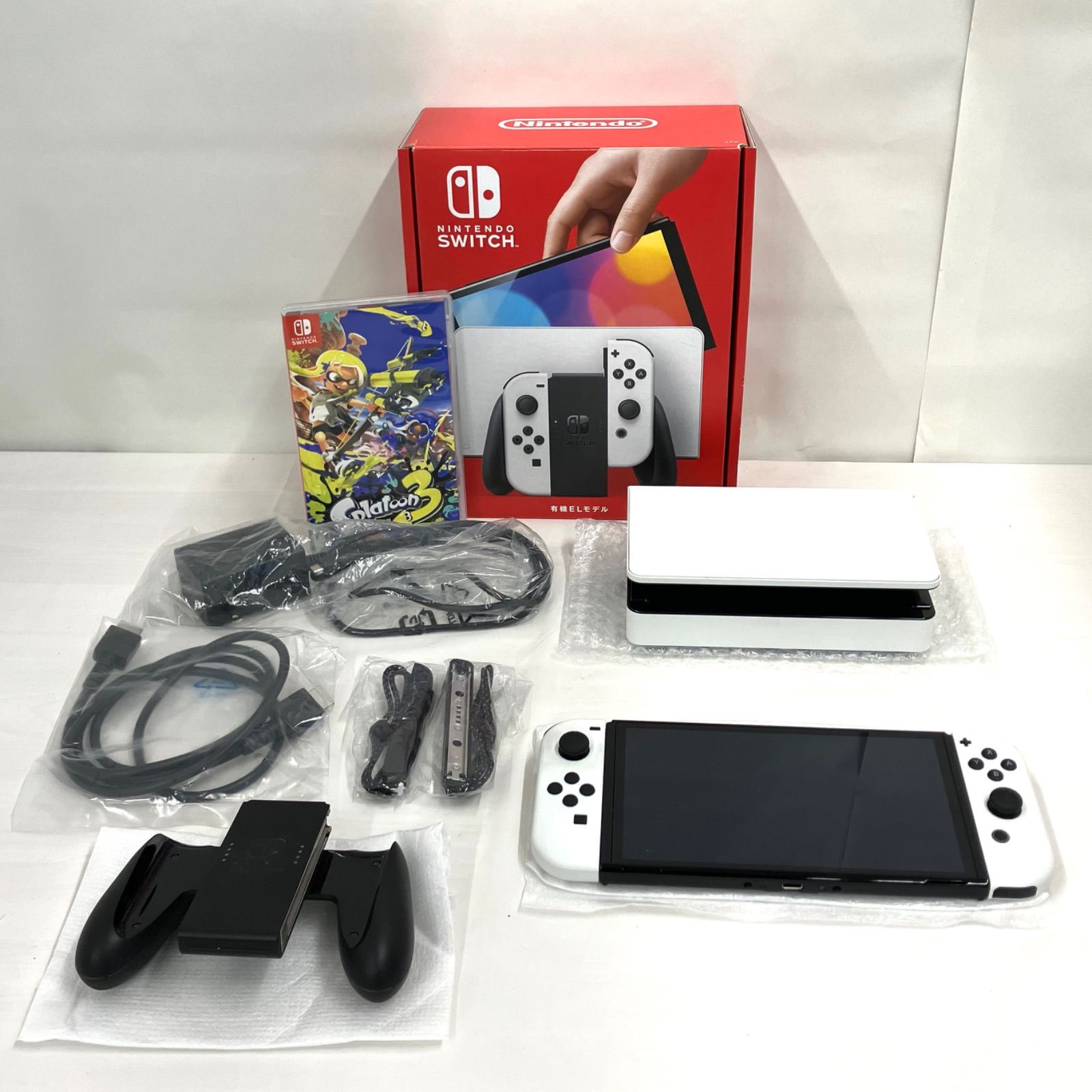 F250422-4】 Nintendo Switch 有機ELモデル / Splatoon3 ソフト 任天堂 