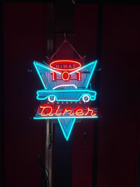 HOTROD ネオンサイン LED アメ車 ホットロッド ガレージ HOT ROD ネオンサイン ネオン管 ホットロッド : アメリカン雑貨