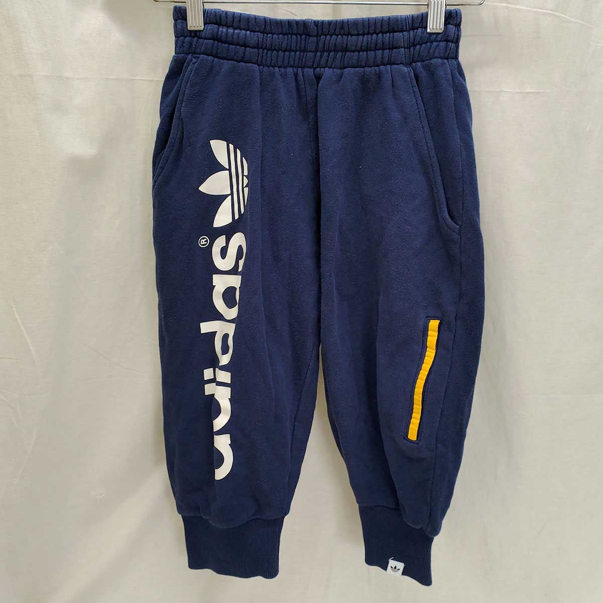 アディダス adidas ロゴ クォーター パンツ ネイビー S27494
