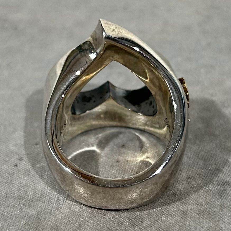 magical Design リング　marked シルバー　950×18K Magical Design×TRACK --DIGNITY SKULL RING-