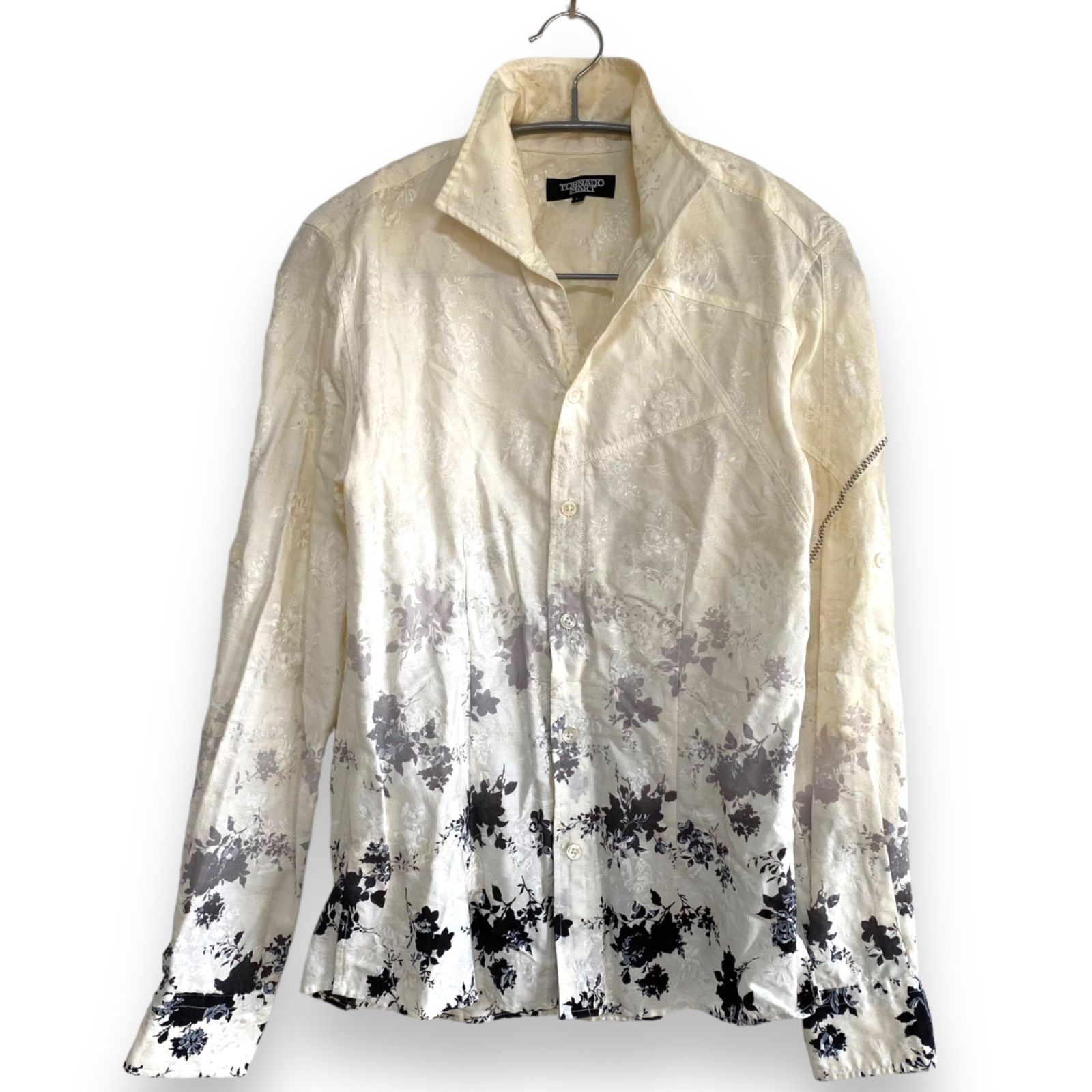 トルネードマート TORNADO MART グラデーション花柄カットソー トルネードマート TORNADO MART TORNADO MART∴ボタニカルシフォン