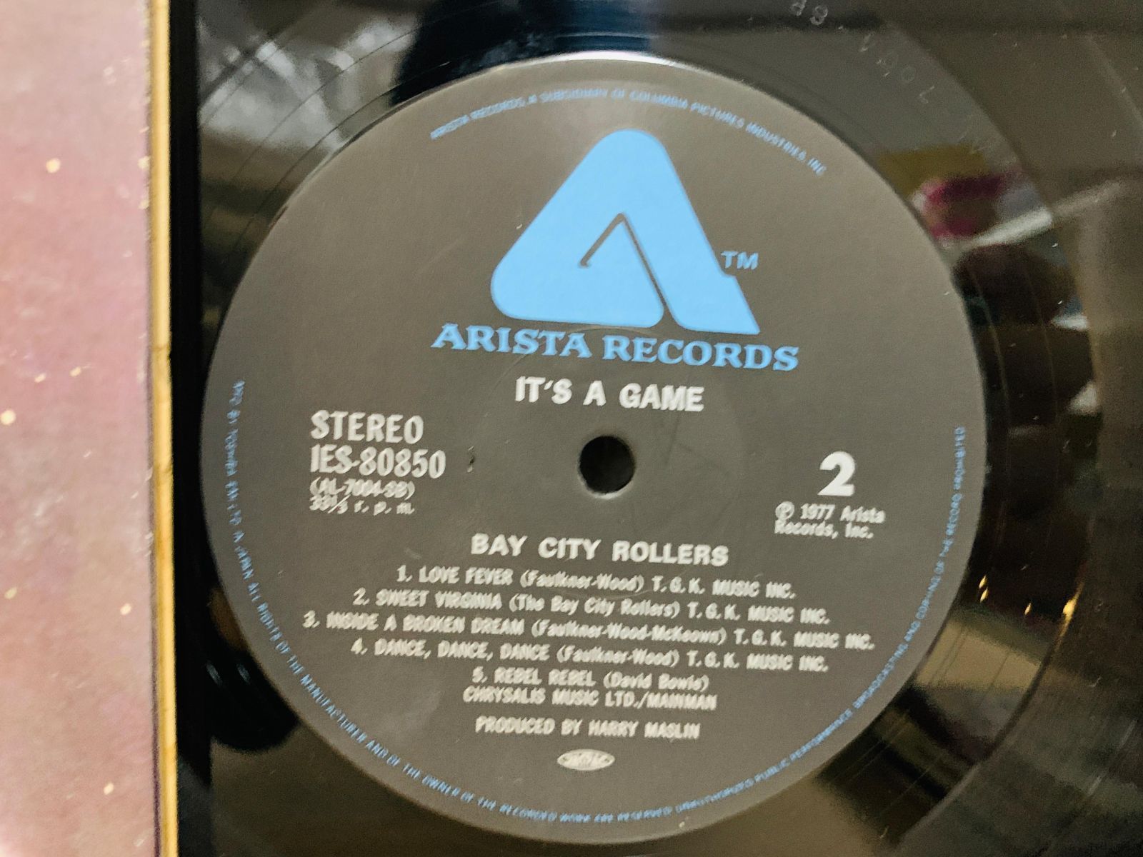 恋のゲーム レコード BAY CITY ROLLERS