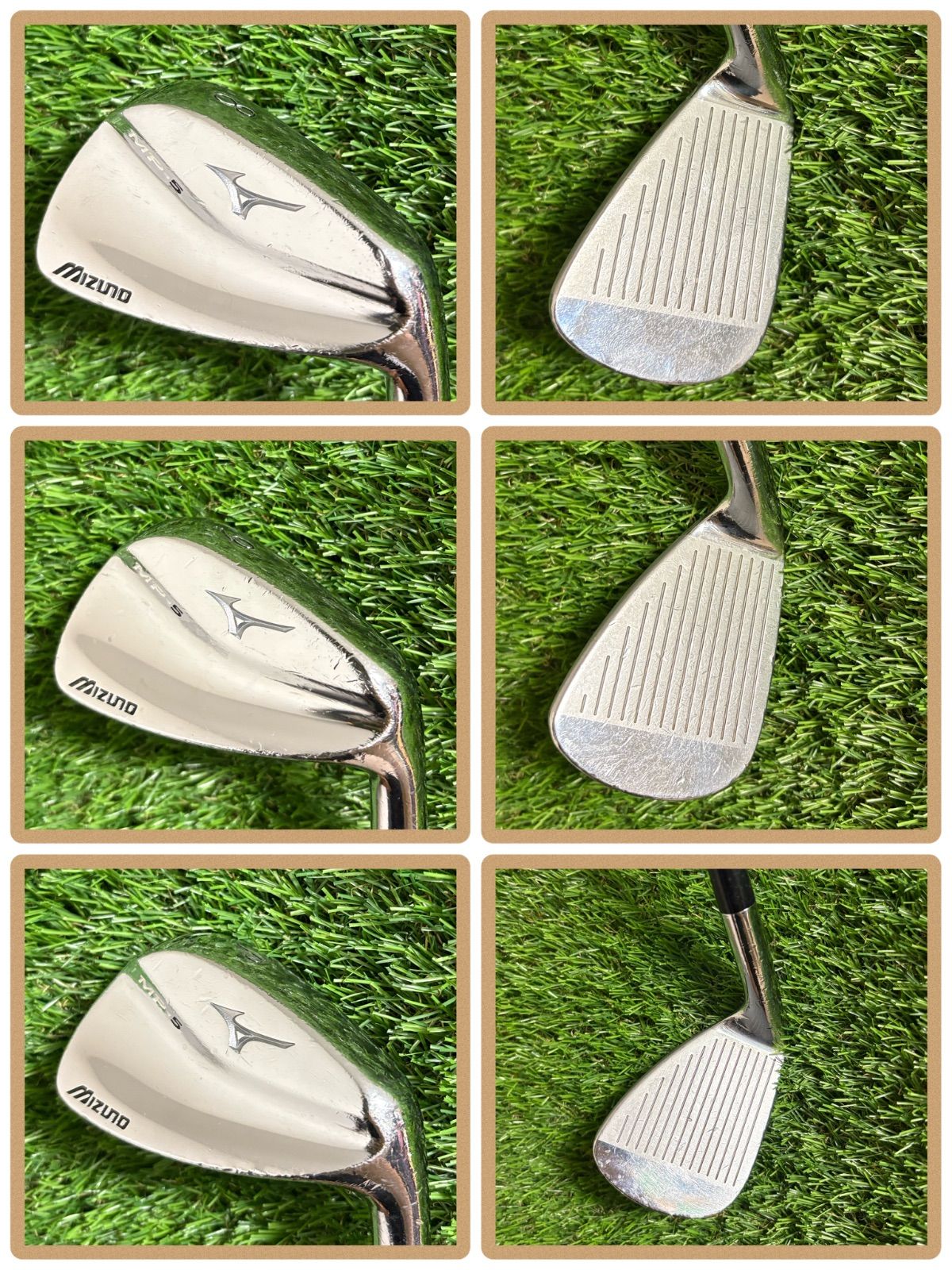 レアなX！ミズノMP-5 MP5マッスルバックアイアンセット6本DGX100