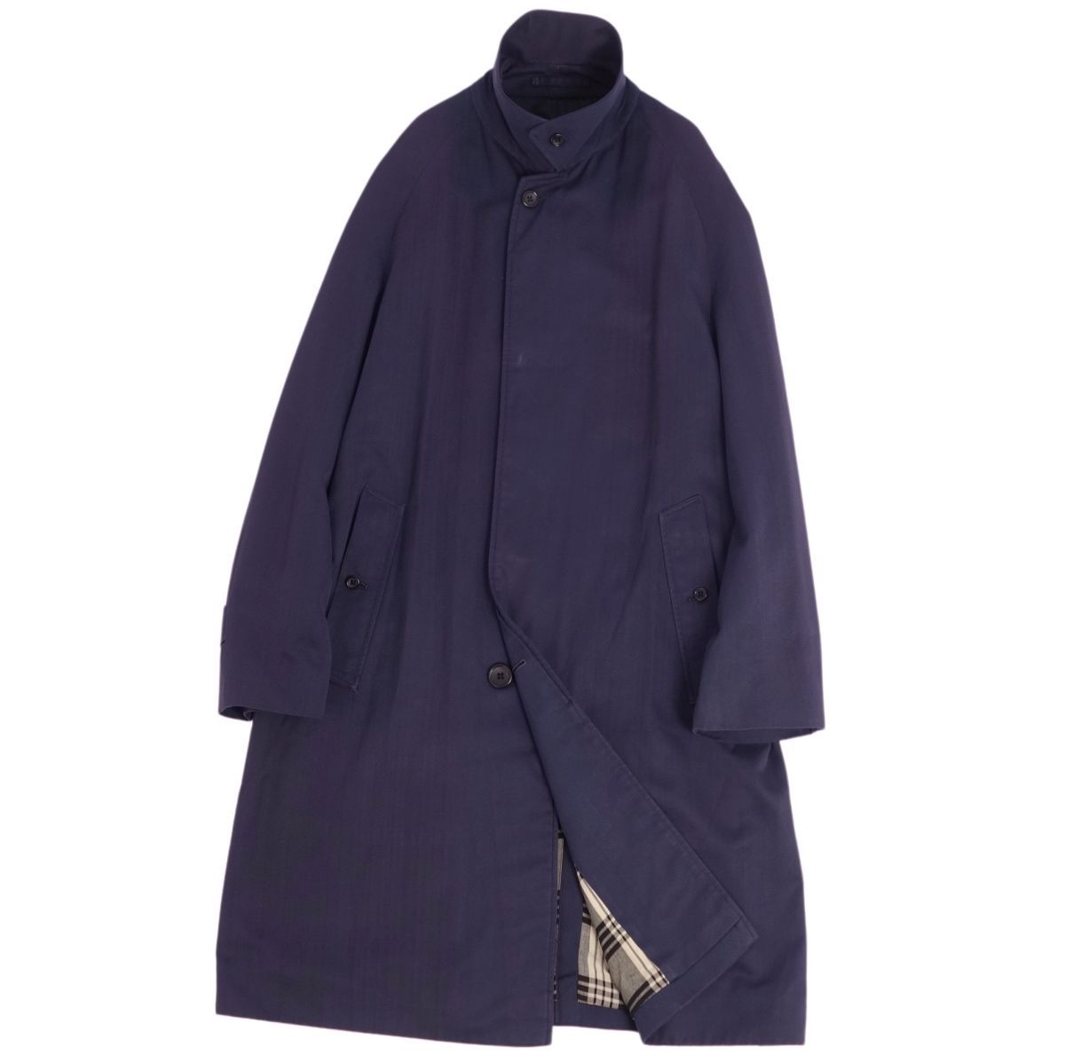 Burberrys ステンカラーコート ダークブルー 楽天市場】古着 BURBERRY BLUE LABEL バーバリーブルーレーベル