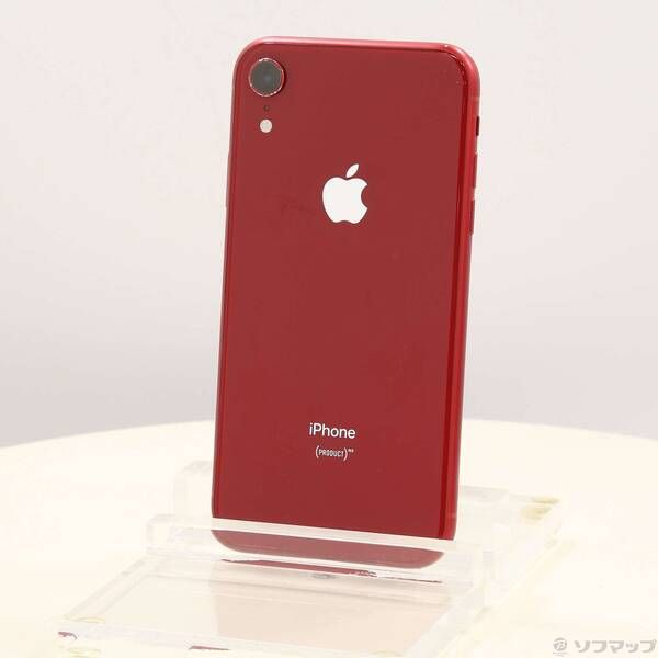 スマートフォン・携帯電話 〔品〕 iPhoneXR 128GB プロダクトレッド