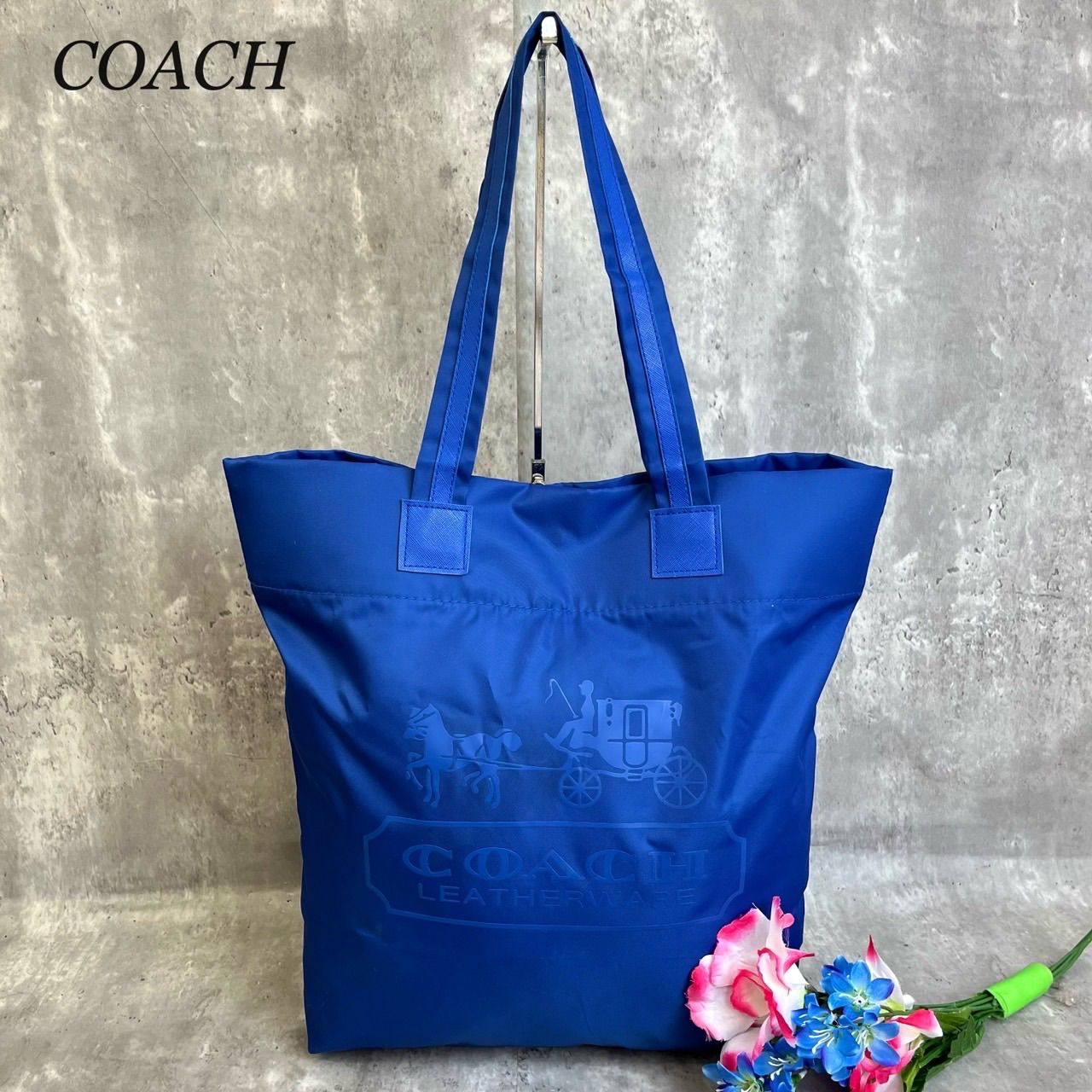 ✨良品✨ COACH コーチ トートバッグ ハンドバッグ ホースアンド 