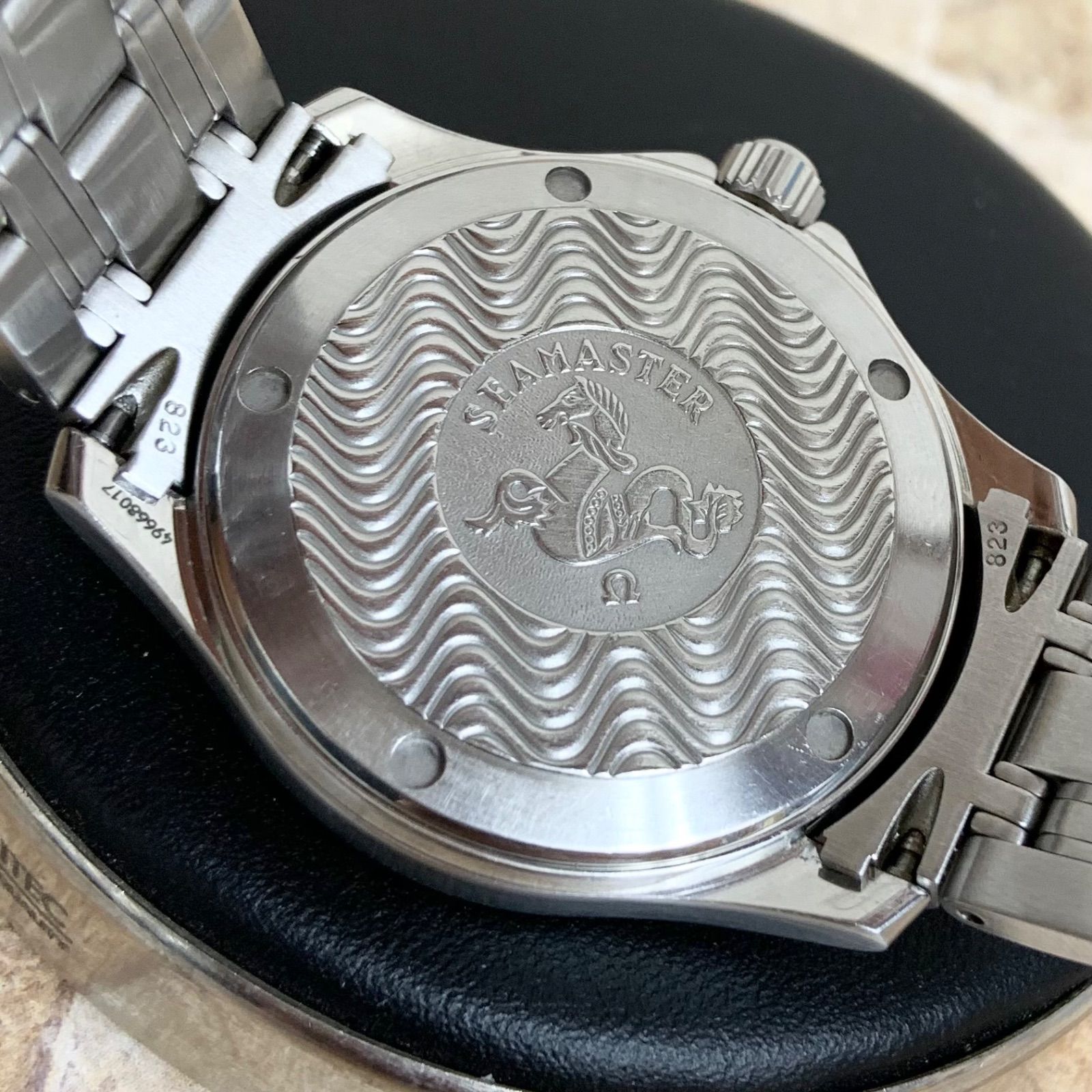 OMEGA シーマスター 120m AT 自動巻き 防水 青 ブルー 文字盤 美 OMEGA シーマスター 120m AT 自動巻き 防水 青 ブルー 文字盤 美