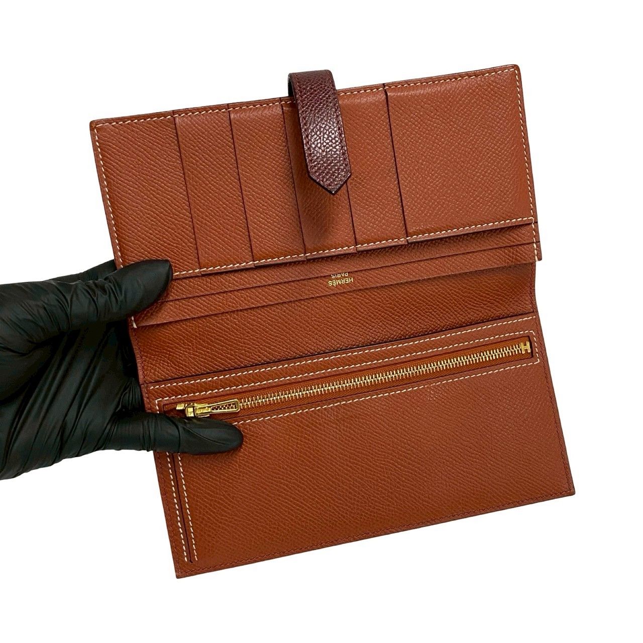 極 美品 Z 刻印 HERMES エルメス ベアン スフレ ヴォーエプソン