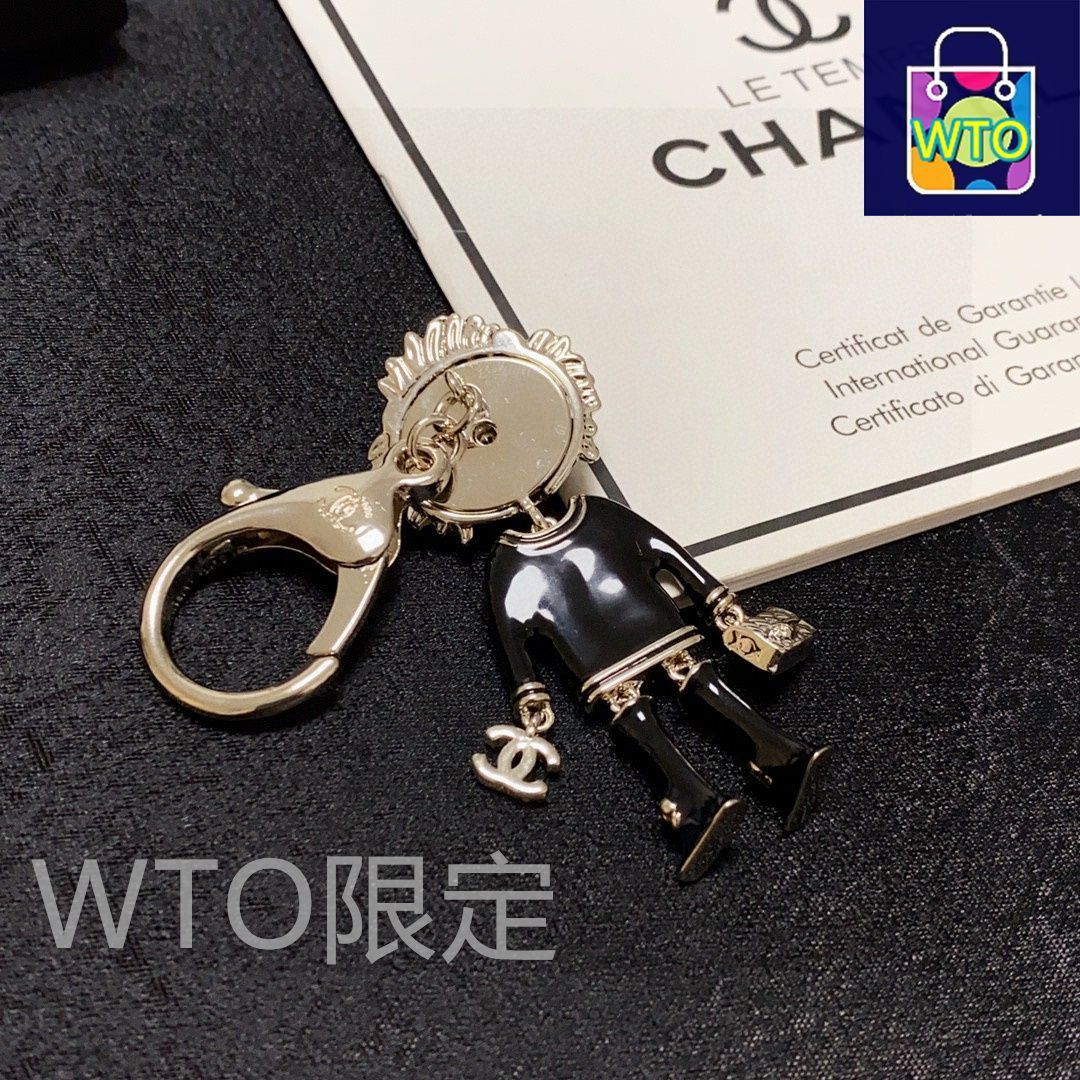 Chanel ゴールドメダルキーホルダー Chanel ゴールドメダルキーホルダー
