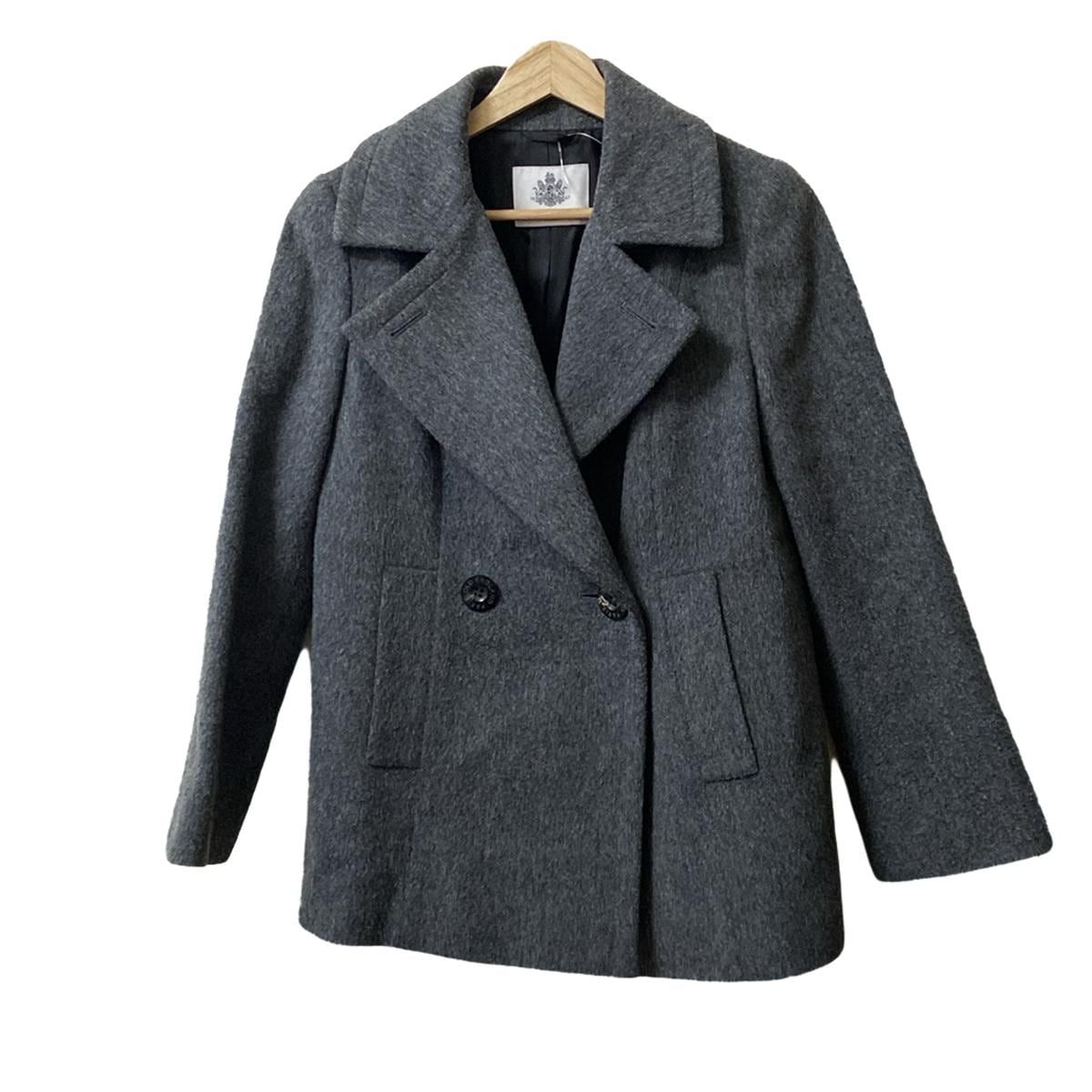 OLDENGLAND☆ダッフルコート　英国製　ウール　カシミヤ　チャコールグレー OLDENGLAND☆ダッフルコート 英国製 ウール カシミヤ チャコールグレー