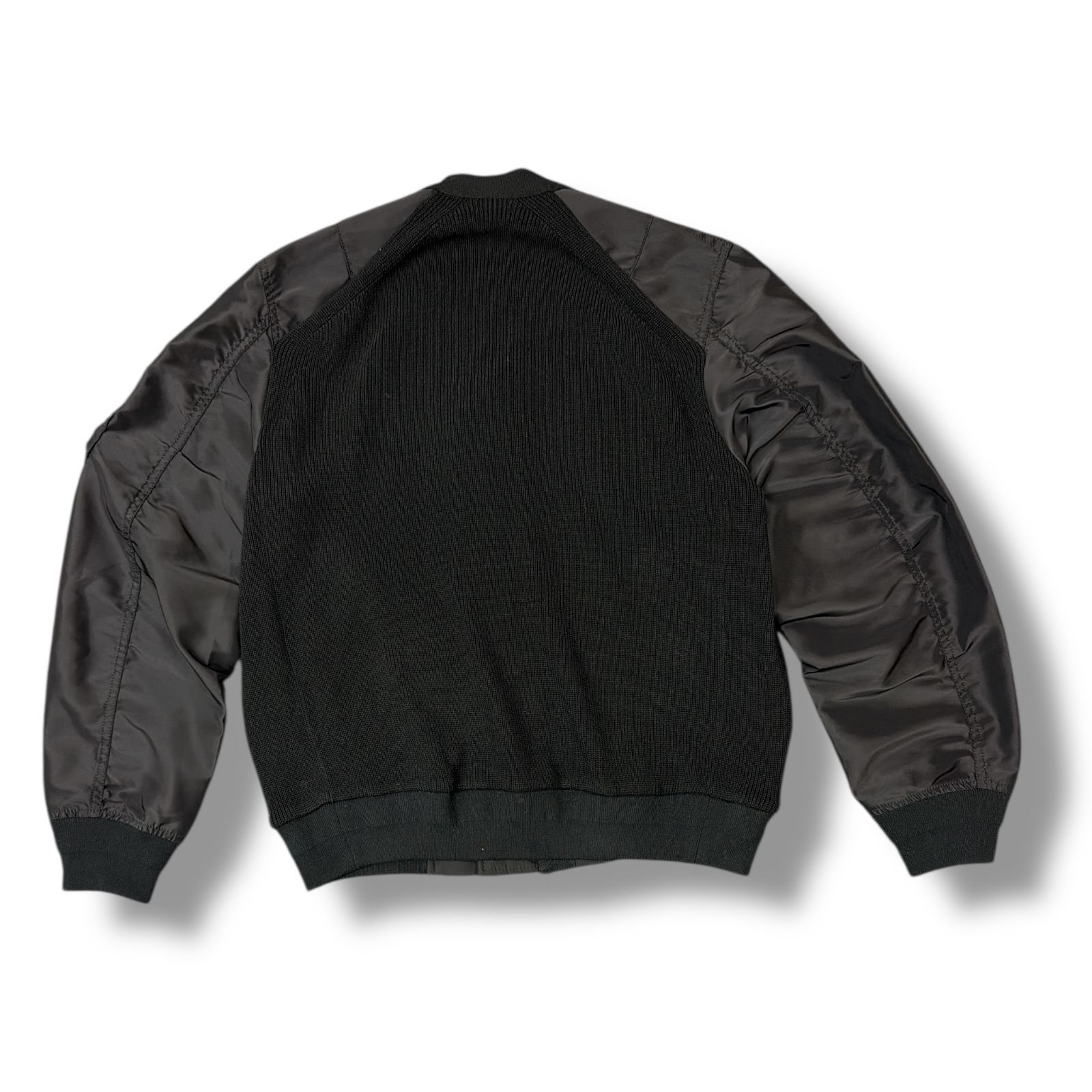 sacai 25SS Nylon Twill x Knit Blouson3