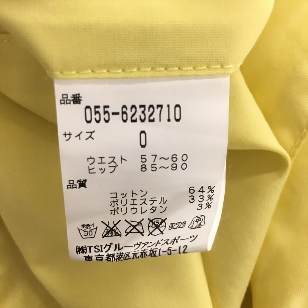☆特価☆パーリーゲイツ ショートパンツ イエロー レディース 0