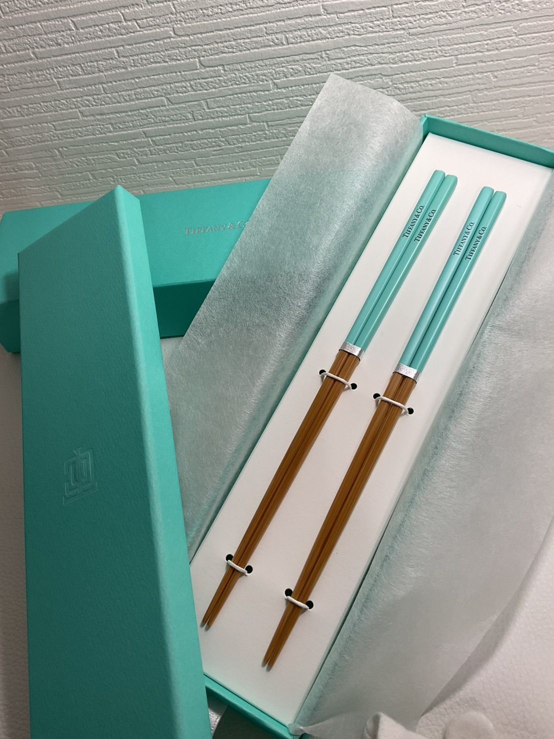 新品未使用品】Tiffany ティファニー 夫婦箸 - メルカリ