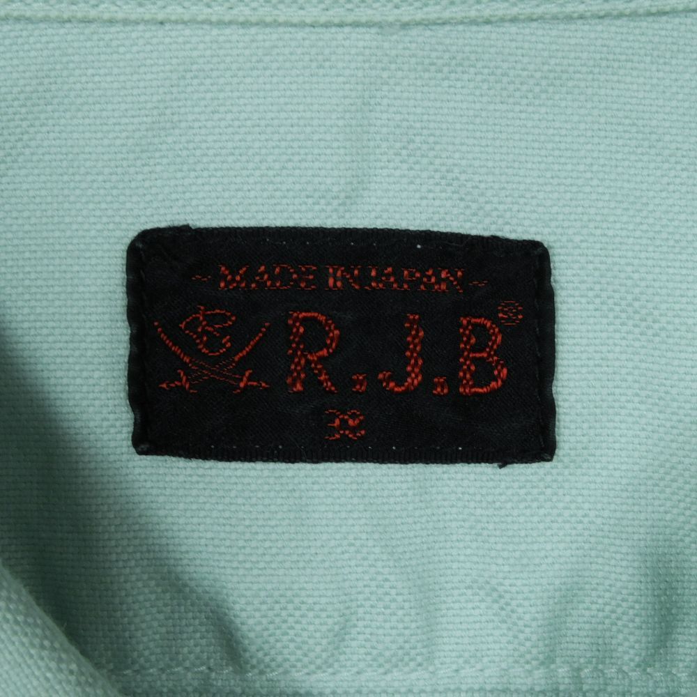 R.J.B アールジェイビー 刺繍 長袖シャツ size 38 #2458