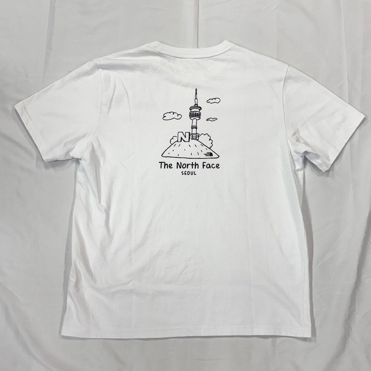 The North Face SEOUL EDITION Tee White XLサイズ ザ・ノースフェイス 