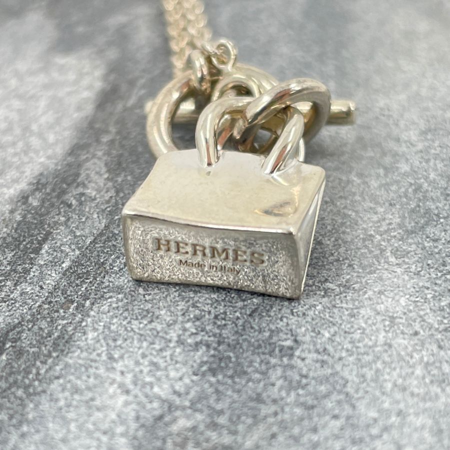 HERMES エルメス ネックレス バーキン アミュレット JU446